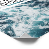 vitamin zee citeert poster oceaanwand (Hoek)