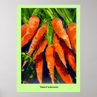 Vitamine A-poster Poster
