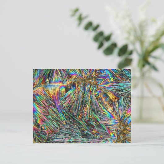 Vitamine B onder de microscoop Briefkaart (Staand voorkant)