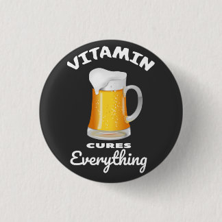Vitamine BEER Ronde Button 3,2 Cm