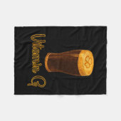 Vitamine Bier Lucky Shamrock Grappige Patrick's Da Fleece Deken (Voorkant (Horizontaal))