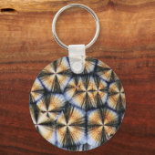 Vitamine C-kristallen onder de microscoop Sleutelhanger (Voorkant)