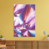 Vitamine C- of ascorbinezuurkristallen Canvas Afdruk (Insitu (Woonkamer))