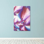 Vitamine C- of ascorbinezuurkristallen Canvas Afdruk (Insitu (Houten vloer))