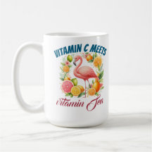 Vitamine C ontmoet Vitamine Zee-Tropische Flamingo