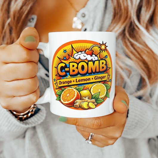 Vitamine C Pop Art Citrus Blend Koffiemok