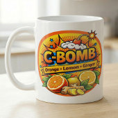 Vitamine C Pop Art Citrus Blend Koffiemok