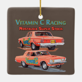 Vitamine C Racing Keramisch Ornament