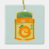 Vitamine C wellness Keramisch Ornament (Voorkant)