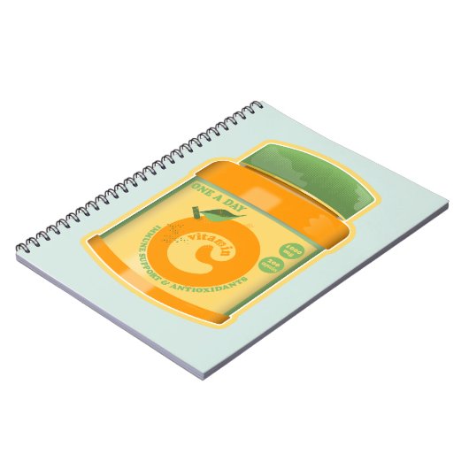 Vitamine C wellness Notitieboek (Linkerzijde)