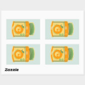 Vitamine C wellness Rechthoekige Sticker (Vel)