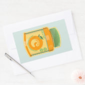 Vitamine C wellness Rechthoekige Sticker (Envelop)