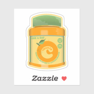 Vitamine C wellness Sticker