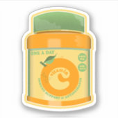 Vitamine C wellness Sticker (Voorkant)