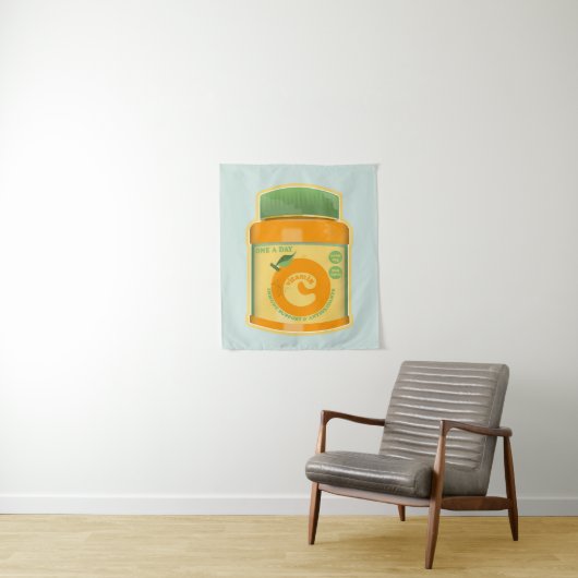 Vitamine C wellness Wandkleed (In situ)