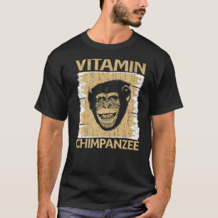 Vitamine Chimpansee Chimp Monkey Apanzee T-shirt