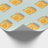 Vitamine D capsules gezondheid en welzijn Cadeaupapier (Hoek)