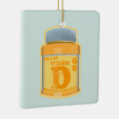 Vitamine D capsules gezondheid en welzijn Keramisch Ornament (Rechts)