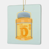 Vitamine D capsules gezondheid en welzijn Keramisch Ornament (Links)