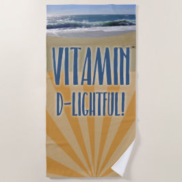 Vitamine D voor Leuke Reispret Strandlaken