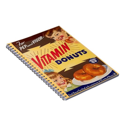 vitamine donuts notitieboek (Rechterzijde)