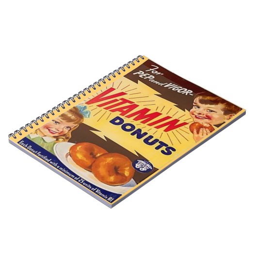 vitamine donuts notitieboek (Linkerzijde)