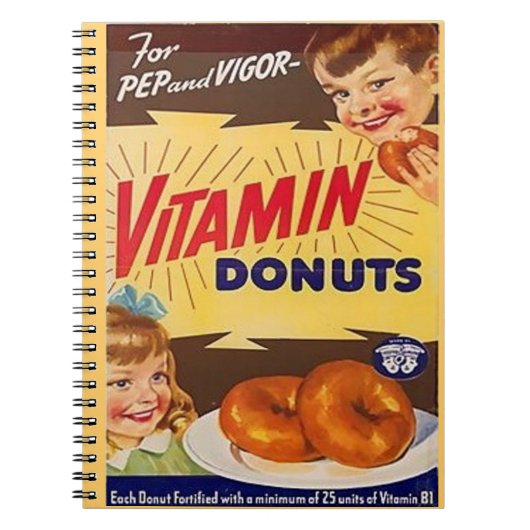 vitamine donuts notitieboek (Voorkant)