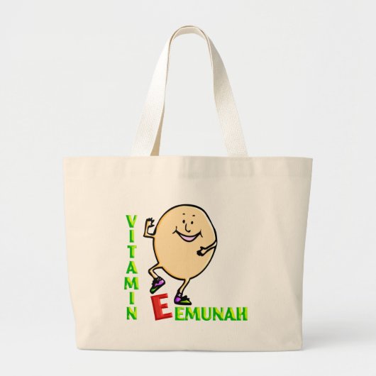 Vitamine E Grote Tote Bag (Voorkant)