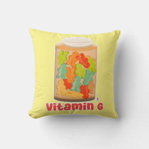 Vitamine G Meeple Bordspel Gummy Art Fun Kussen