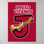 Vitamine J Poster (Voorkant)