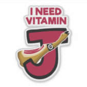 Vitamine J Sticker (Voorkant)