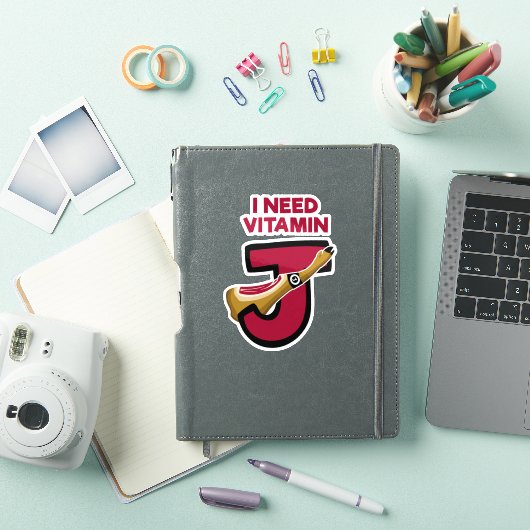 Vitamine J Sticker (iPad Cover)