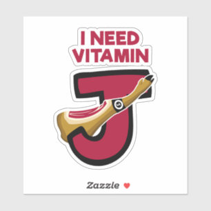 Vitamine J Sticker