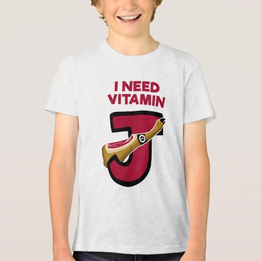 Vitamine J Tri-Blend Shirt (Voorkant)