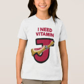 Vitamine J Tri-Blend Shirt (Voorkant)