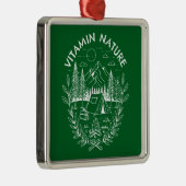 Vitamine Natuur Metalen Ornament (Rechts)
