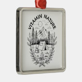 Vitamine-Natuur Metalen Ornament (Rechts)