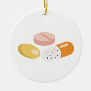 Vitamine Pills Keramisch Ornament