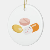 Vitamine Pills Keramisch Ornament (Links)