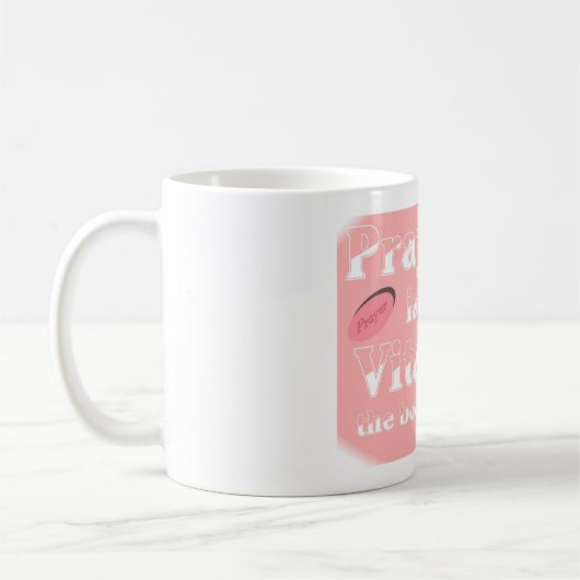 Vitamine Prayer (roze) Mok (Links)