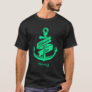 Vitamine-Zee-anker voor zalen en Zee T-shirt