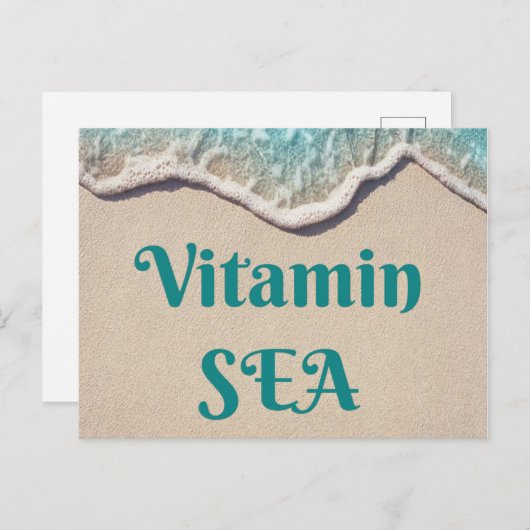 Vitamine ZEE briefkaart (Voorkant / Achterkant)