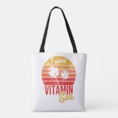 Vitamine-Zee Tote Bag (Achterkant)