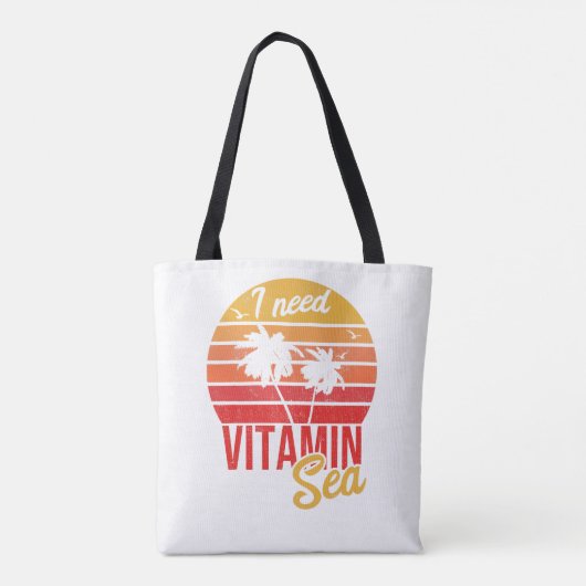 Vitamine-Zee Tote Bag (Achterkant)