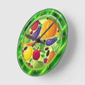 Vitaminen Bord wandklok (Hoek)