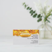 Vitaminen en gezondheidsproducten visitekaartje (Staand voorkant)