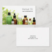 Vitaminen uit Homeopathie van kruidenolie E-Shop Visitekaartje (Voorkant / Achterkant)