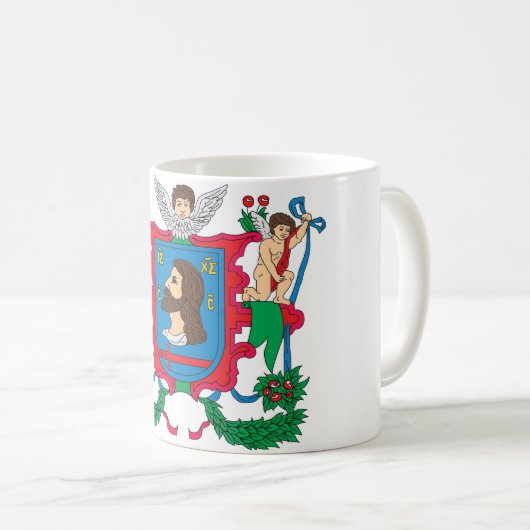 Vitebsk City COA, Belarus Koffiemok (Voorkant rechts)