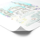 Vitebsk Wit-Rusland Kerk Architectuur Poster (Hoek)