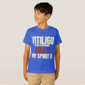 Vitiligo Awareness Tshirt (Voorkant volledig)